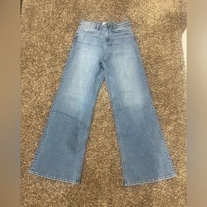 Large long wide leg jeans
